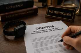 Odmowa dozoru elektronicznego – zażalenie i ponowny wniosek